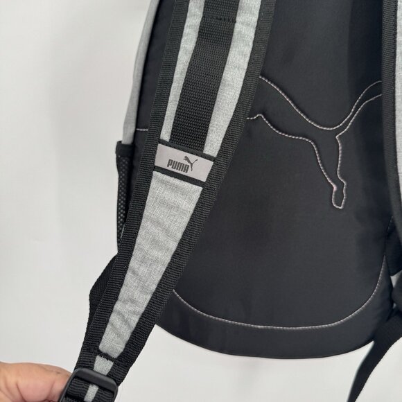 Puma Evercat Hybrid Backpack in Heather Grey/Pale Pink for Girl/Woman School Gym - Picture 14 of 15